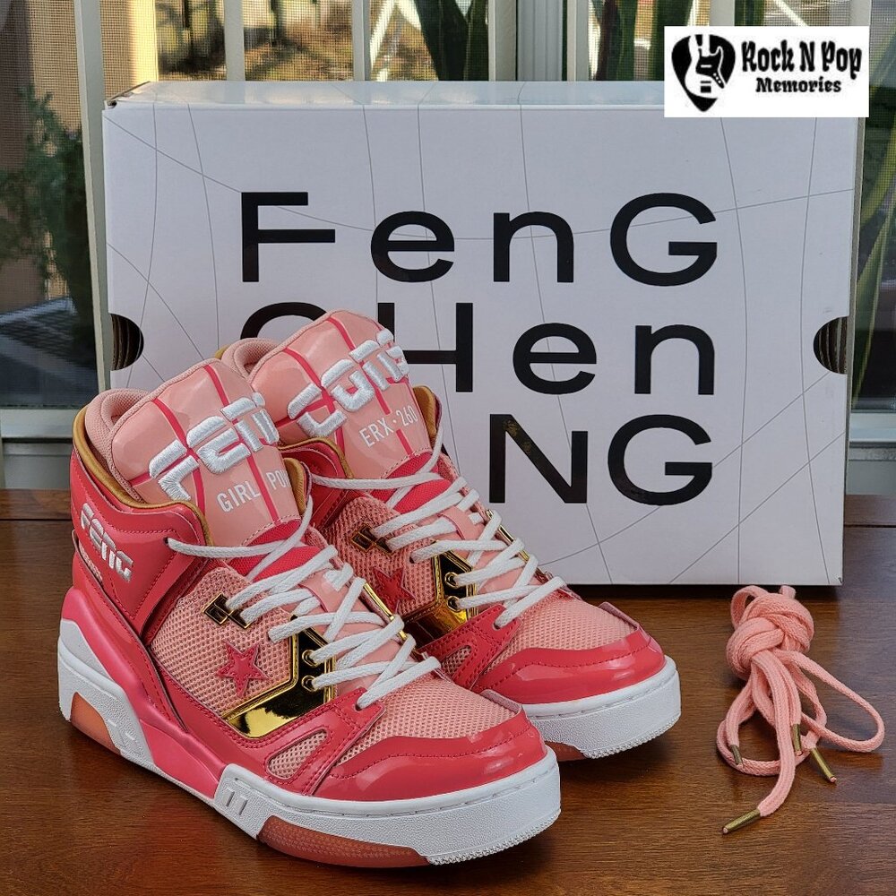 Converse x Feng Chen Wang ERX 260 Mid Sneakers Calypso Pink / Apricot Blush NWB